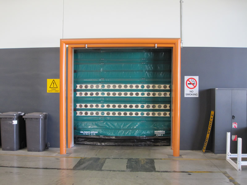 Freezer door and cold storage high-speed door repair